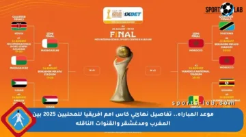 موعد المباراة.. تفاصيل نهائي كأس أمم إفريقيا للمحليين 2025 بين المغرب ومدغشقر والقنوات الناقلة